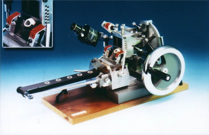 Rotation Microscope, 1972 - Kurt Olbrich's first self-made microscope