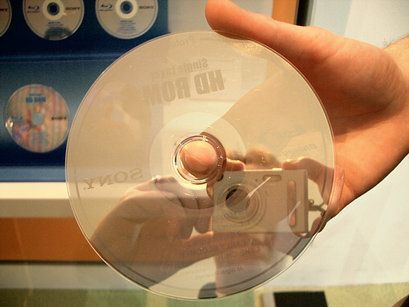 Surface of a HD-DVD Disk